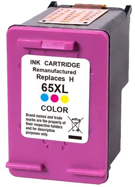 Remanufactured HP 65XL Colour Ink Cartridge Remanufactured HP 65XL Colour Ink Cartridge
