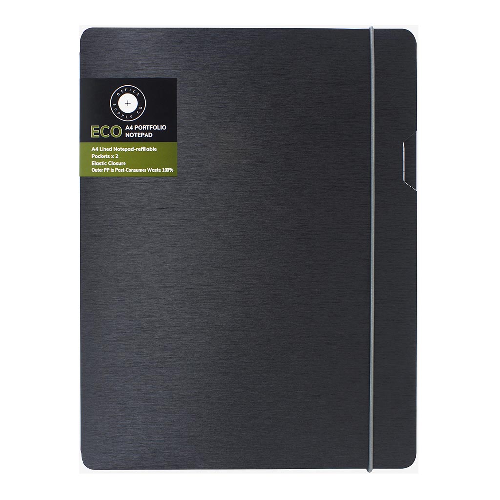 OSC Eco Notebook A4 Black OSC Eco Notebook A4 Black