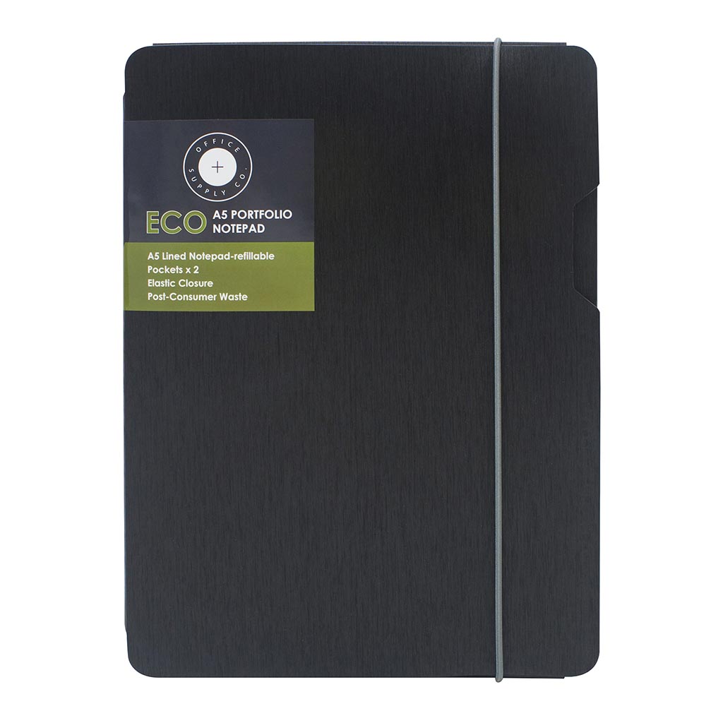OSC Eco Notebook A5 Black OSC Eco Notebook A5 Black