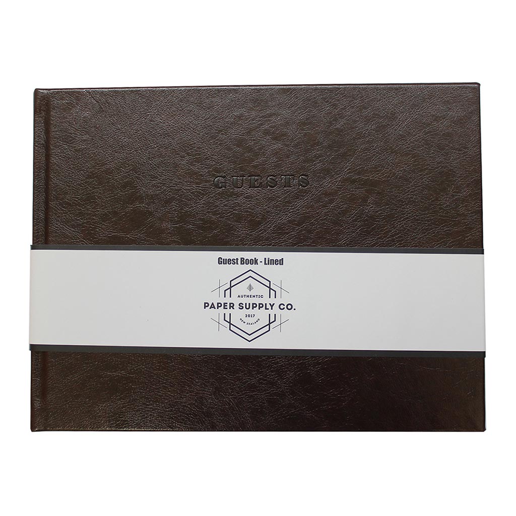 OSC Vintage Guest Book Brown OSC Vintage Guest Book Brown